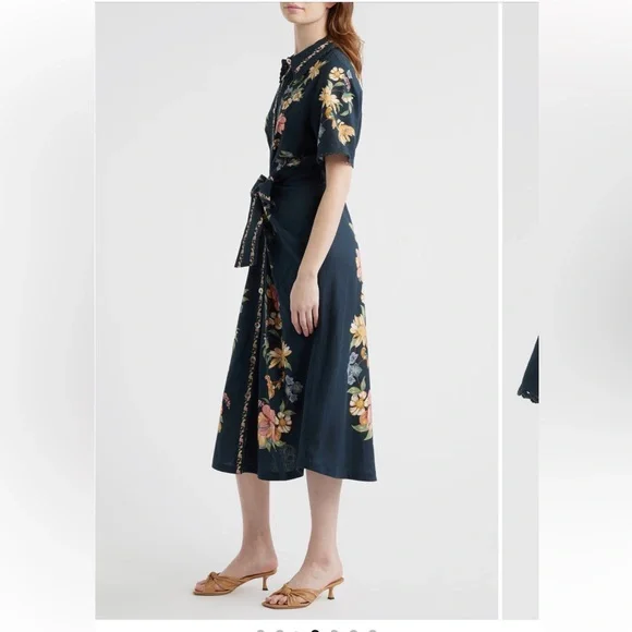 Farm Rio NWT Floral Maxi Dress - Picture 4 of 7